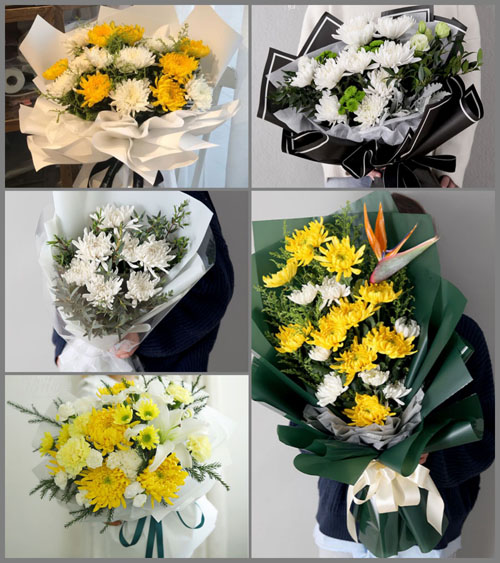四川甘孜理塘县哈依乡白事花束代送